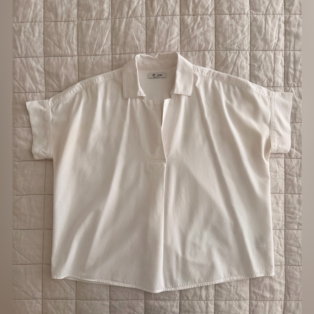 Madewell - Size S - Cream Collared Shirt